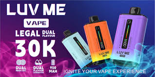 Luv Me 30,000 Puffs Disposable Vape – Dual Flavour, Adjustable Wattage, 2% Nicotine