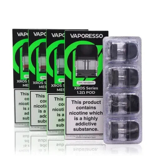 VAPORESSO XROS MINI - 3 Mini Replacement Pods 2ml Top Fill 0.6 0.8 1.2 VAPORESSO XROS MINI - 3 Mini Replacement Pods 2ml Top Fill 0.6 0.8 1.2