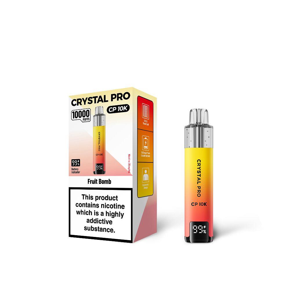 Crystal Pro CP 10K prefilled pod kit with mesh coil design