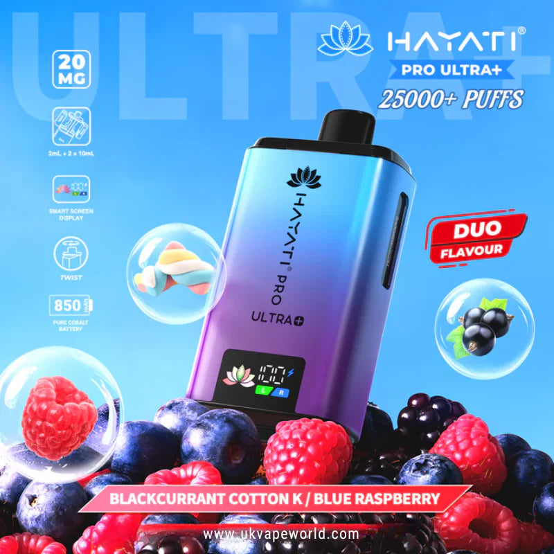 Hayati Pro Ultra Plus 25K Puff Pod Kit – Box of 5 | Dual Flavour Twist Vapes – Best UK Price