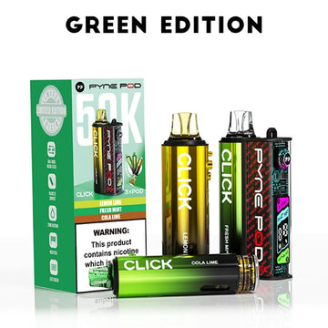 Pyne Pod Click 50K Prefilled Pod Vape Kit – 50,000 Puffs, Dual Mode, OLED Display