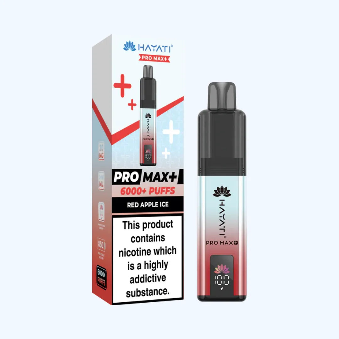 Hayati Pro Max Plus 6000 Prefilled Pod Kit – 6,000 Puffs, Rechargeable, Mesh Coil