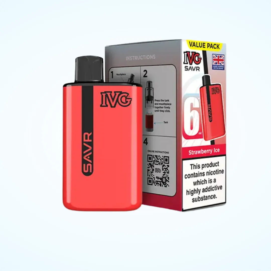 ivg savr vape IVG SAVR Pod Vape Kit – 30 Flavours