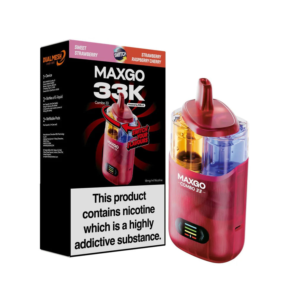 MAXGO Combo 33K Disposable Vape – 33,000 Puffs