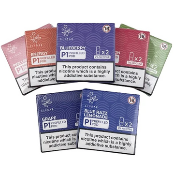 ELF BAR Mate 500 P1 Prefilled Pods Disposable Vape Pod 20mg Pack of 2