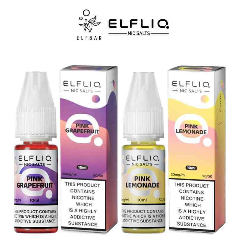 Elf Bar Elfliq Nic Salt 10ml – Premium Flavours, 10mg/20mg Nicotine Strength